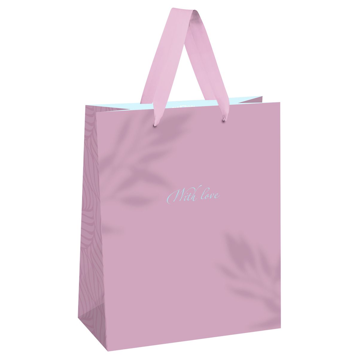 Пакет подарочный 18*23*10см MESHU "Twigs",  матовая ламинация