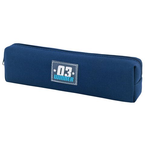 Пенал ЮНЛАНДИЯ ЮНИОР, 1 отделение, полиэстер, аппликация, Winner, 20х6х4 см, 273800