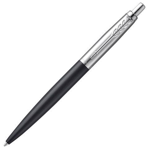 Ручка шариковая PARKER "Jotter XL", УТОЛЩЕННЫЙ корпус, черный матовый лак, детали из нержавеющей стали, синяя, 2068358 Ручка шариковая PARKER "Jotter XL", УТОЛЩЕННЫЙ корпус, черный матовый лак, детали из нержавеющей стали, синяя, 2068358