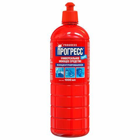 Средство моющее универсальное 1 л, ПРОГРЕСС "Люкс", пуш-пул, М07-1 