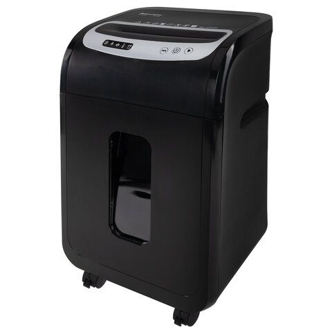 Уничтожитель (шредер) BRAUBERG PROFESSIONAL OF-1830x, HeavyDuty, CD, карты, 4 уровень секретности, 4х38 мм, 18 листов, 30 литров, 533140