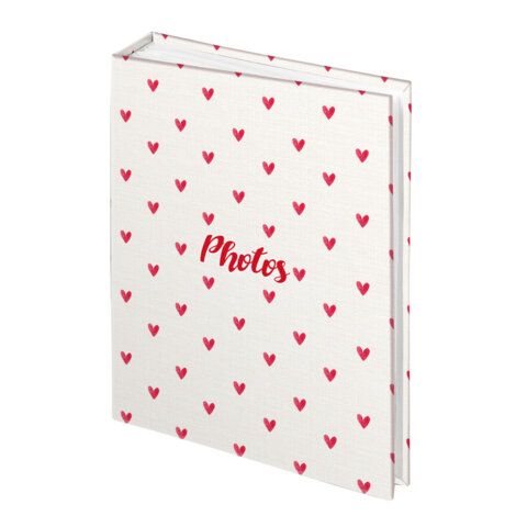 Фотоальбом BRAUBERG "Cute hearts" на 200 фото 10х15 см, твердая обложка, 391427