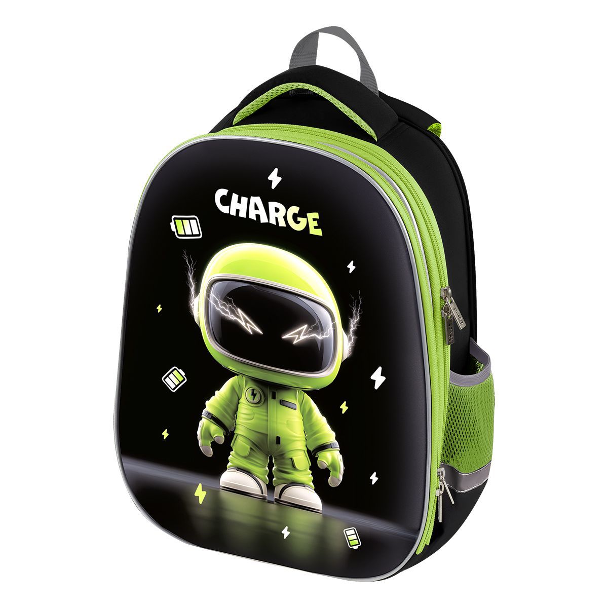 Ранец Först School Base "Charge" 39*30*18см, 2 отделения, 2 кармана, анатомическая спинка