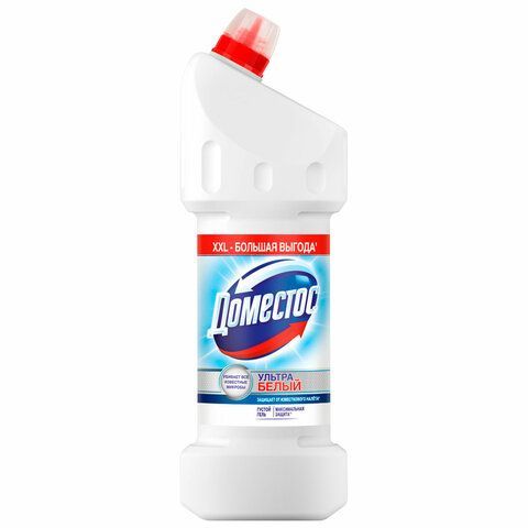 Средство для уборки туалета 1,5 л, DOMESTOS (Доместос) "Эксперт сила 7", "Ультра Белый", 67683236 