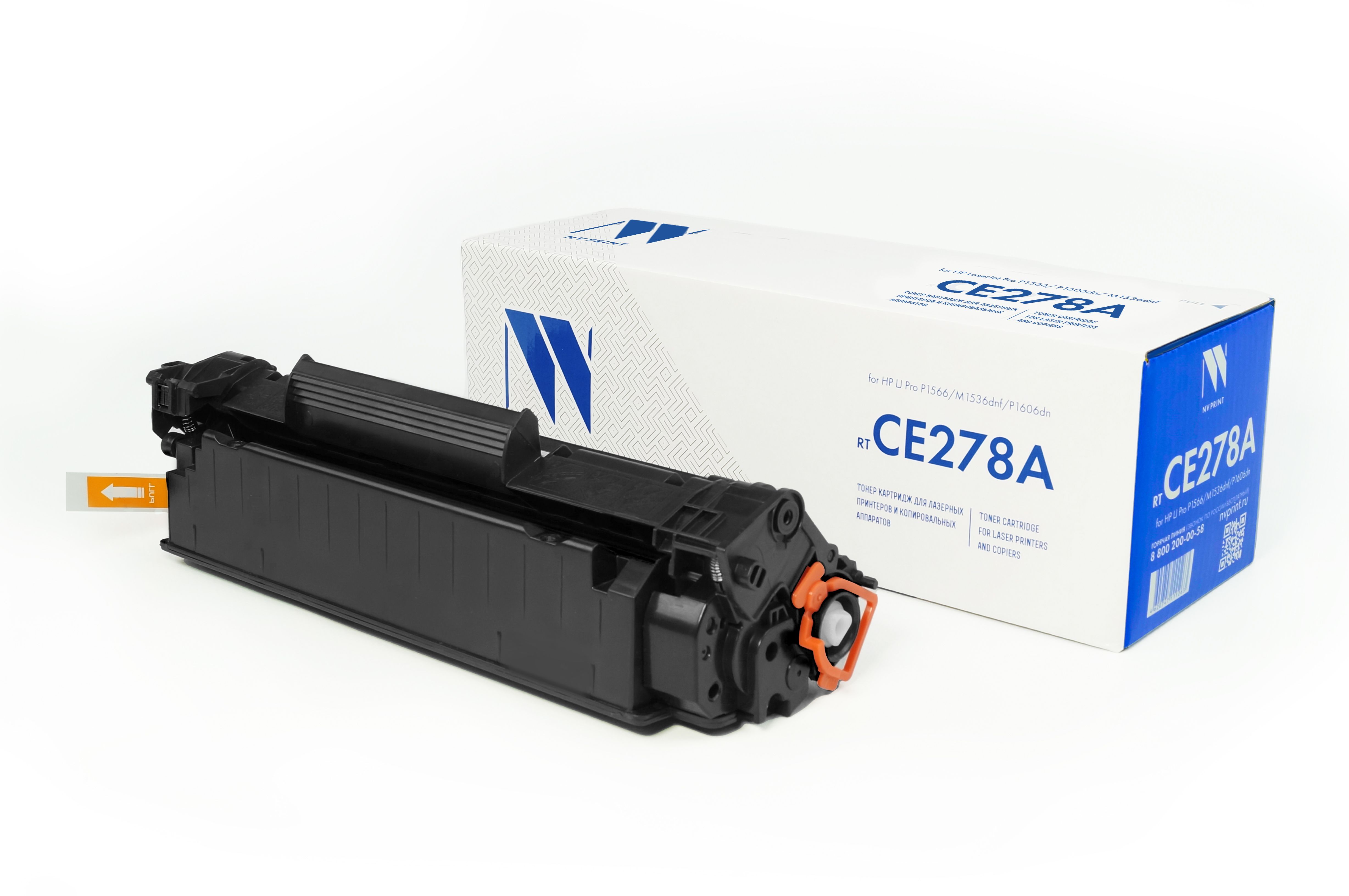 Картридж совм. NV Print CE278A (№78A) черный для HP LJ P1566/P1606dn/M1530/M1536 (2100стр.)