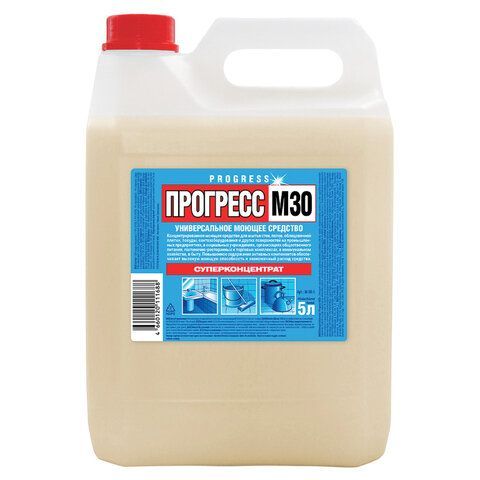 Средство моющее универсальное СУПЕРКОНЦЕНТРАТ 5 л, ПРОГРЕСС М-30, М08-3 