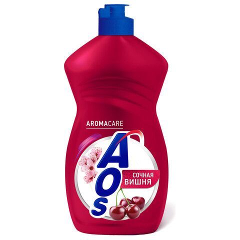 Средство для мытья посуды 450 мл, AOS "Сочная вишня", 1751-3 