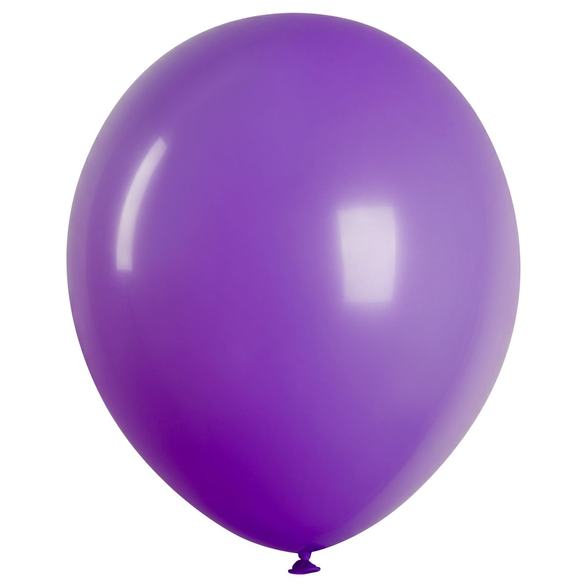 Воздушные шары,  50шт., М12/30см, MESHU, пастель, фиолетовый