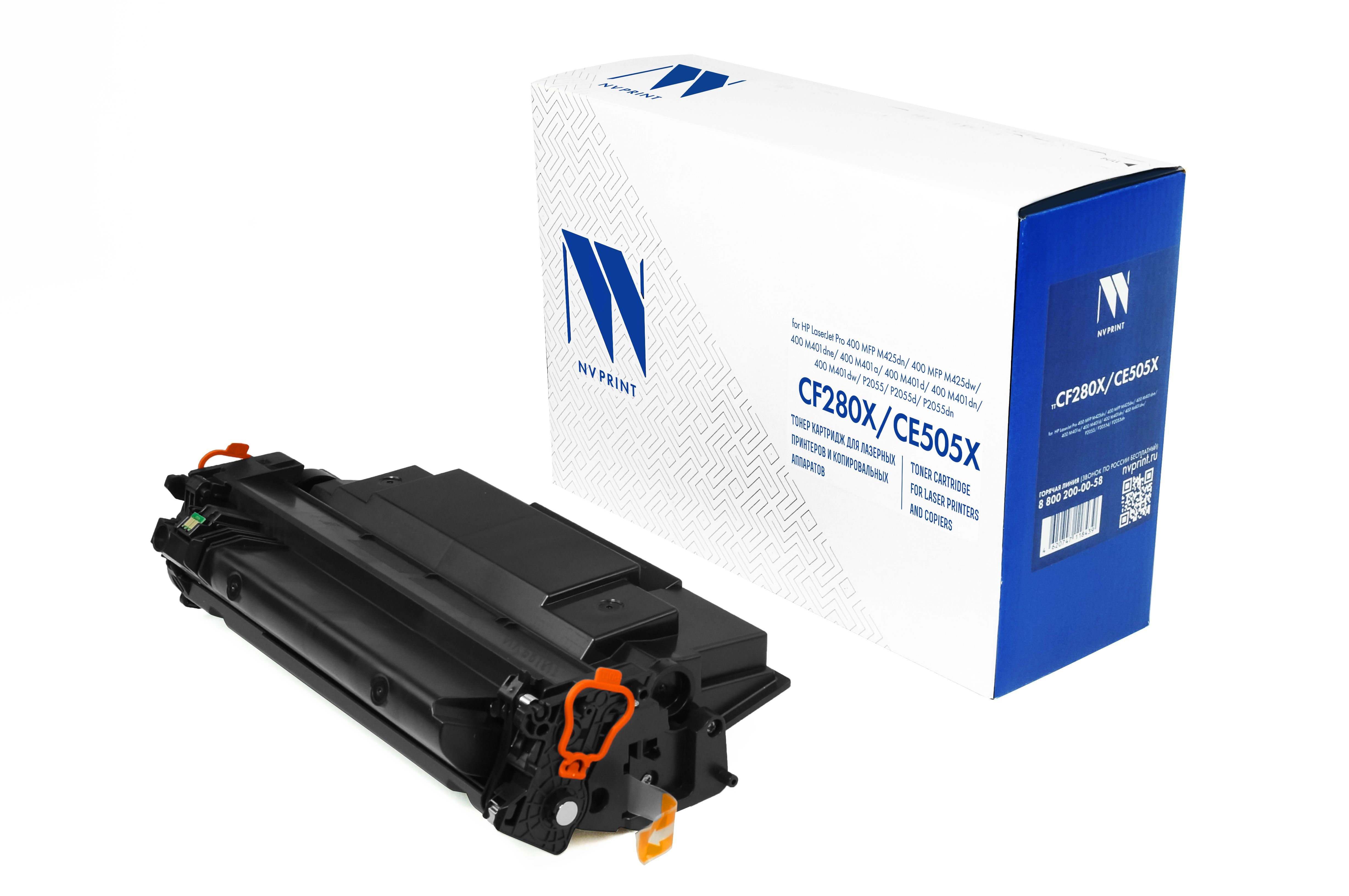 Картридж совм. NV Print CF280X/CE505X черный для HP LJ 400 M401, 400 M425 (6900стр.)