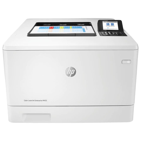 картинка Принтер лазерный ЦВЕТНОЙ HP Color LJ Enterprise M455dn А4, 27 стр./мин, 55000 стр./мес., ДУПЛЕКС, ДАПД, сетевая карта, 3PZ95A от магазина