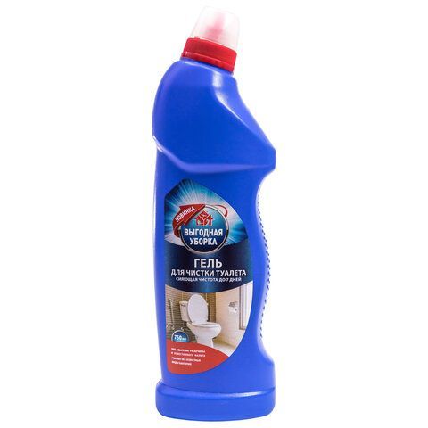 Средство для уборки туалета 750 мл, ВЫГОДНАЯ УБОРКА, гель, РЕНЕССАНС КОСМЕТИК, МИНПРОМТОРГ, 2451 