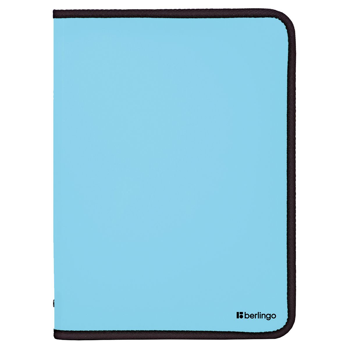 Папка на молнии Berlingo "Instinct" А4, 500мкм, аквамарин