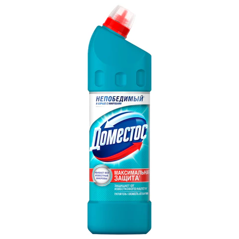 Чистящее средство 1 л, DOMESTOS (Доместос) "Свежесть Атлантики", с отбеливающим эффектом 