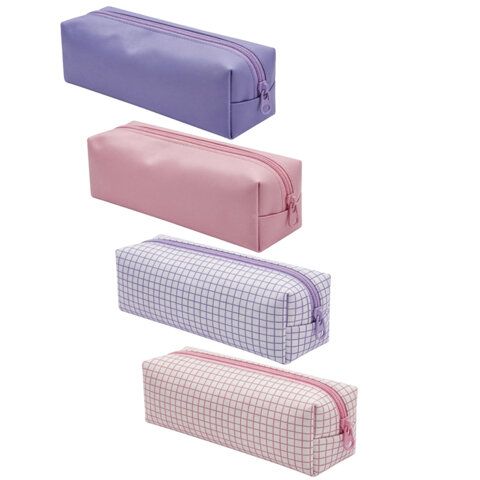 Пенал мягкий SNOOBAG (СНУБЭГ), 1 отделение, ПВХ, 21х6х5 см, АССОРТИ, "Пастель", 274568