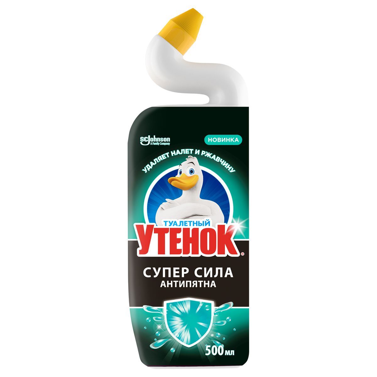 Средство для туалета Туалетный утенок "Супер сила. Антипятна", 500мл