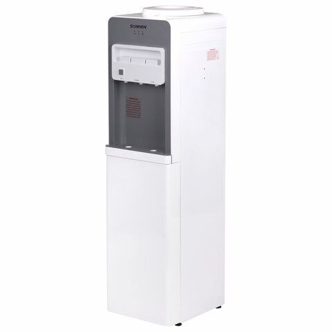 Кулер для воды SONNEN FSC-03BA, напольный, НАГРЕВ/ОХЛАЖДЕНИЕ КОМПРЕССОРНОЕ, 3 крана,серый, 455417 Кулер для воды SONNEN FSC-03BA, напольный, НАГРЕВ/ОХЛАЖДЕНИЕ КОМПРЕССОРНОЕ, 3 крана,серый, 455417