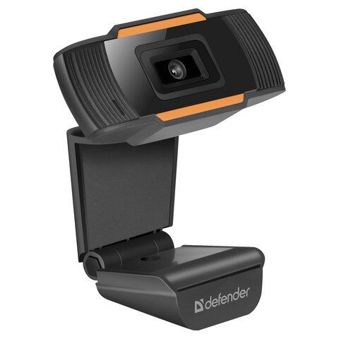 Веб-камера DEFENDER G-lens 2579, HD 720p, 2 Мп, черная, 63179