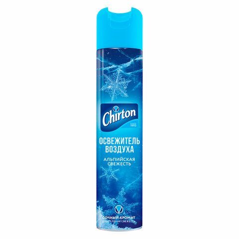 Освежитель воздуха аэрозольный 300 мл, CHIRTON (Чиртон), "Альпийская свежесть" 