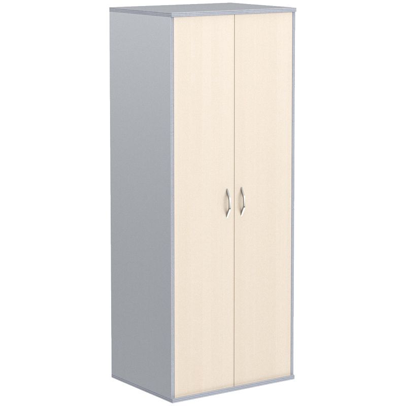 Шкаф для одежды двухдверный Skyland Imago/Клен Металлик, 770*580*1975, ГБ-2