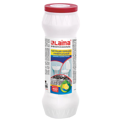 Чистящее средство 400 г, LAIMA PROFESSIONAL "Лимон", порошок, 602305 