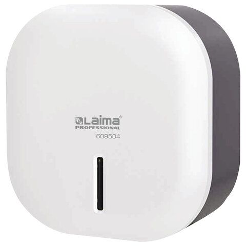 Диспенсер для туалетной бумаги LAIMA PROFESSIONAL SUPER (Система T2), малый, ABS-пластик, белый, 609504