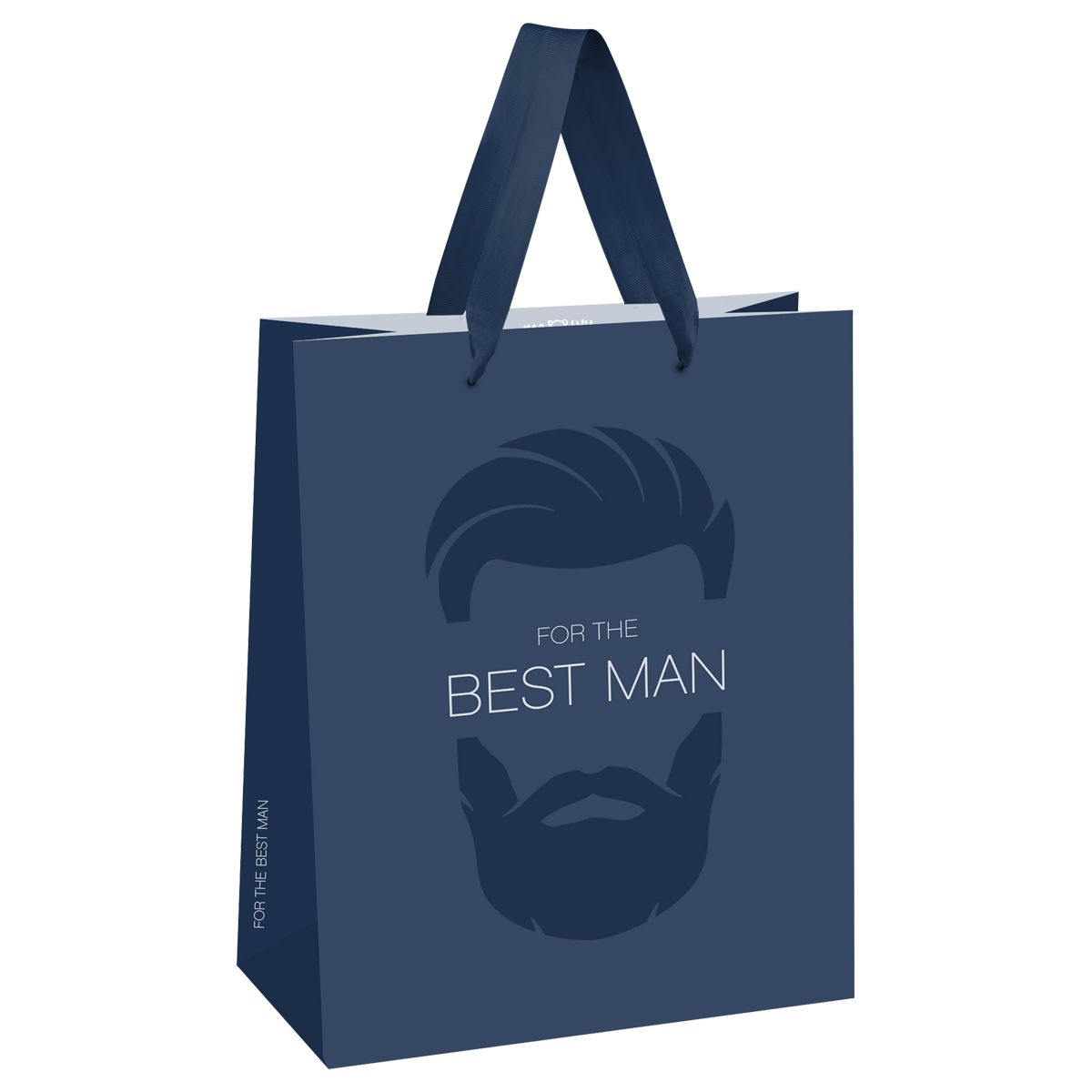 Пакет подарочный 26*32*12см MESHU "Real man",  матовая ламинация