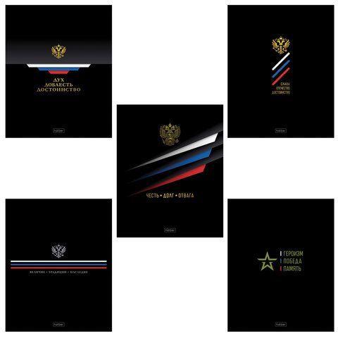 Тетрадь А5 48 л., HATBER, скоба, клетка, глянцевая ламинация, Россия (микс в спайке), 093056, 48Т5лВ1