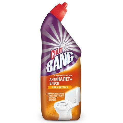 Средство для уборки туалета дезинфицирующее 450 мл, CILLIT BANG "Сила Цитруса" 