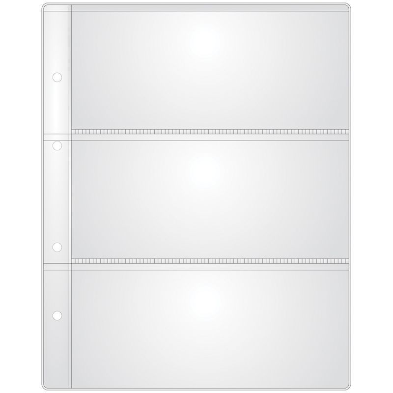 Лист для альбома OfficeSpace "Optima" на 3 боны 185*80, 120мкм