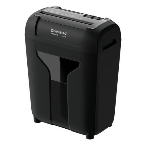 Уничтожитель (шредер) BRAUBERG CMK-1017х, 4 уровень секретности, 4х38 мм, 10 листов, корзина 17 литров, 533129