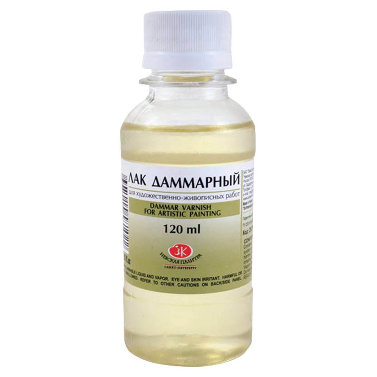 Лак даммарный ЗХК, для художественно-живописных работ, 120мл