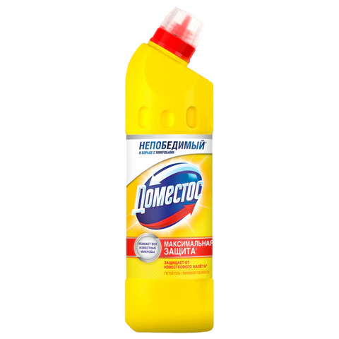 Чистящее средство 500 мл, DOMESTOS "Свежесть цитруса", с отбеливающим эффектом, гель, 3441,3442 