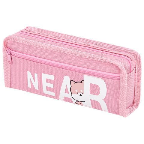 Пенал ЮНЛАНДИЯ ЮНИОР, 2 отделения, полиэстер, Near you, 21х8х6 см, 273811