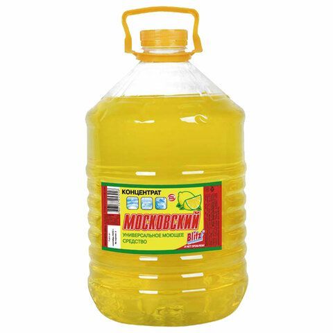 Средство моющее универсальное 5 л, МОСКОВСКИЙ BLITZ, концентрат, 1100010 