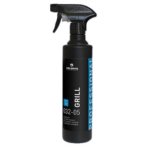 картинка Средство для чистки плит, духовок, грилей от жира/нагара 500 мл, PRO-BRITE GRILL, концентрат, распылитель, 032-05 от магазина