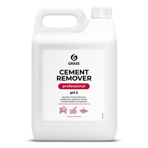 Средство для уборки после строительства 5,8 кг GRASS CEMENT REMOVER PROFESSIONAL, кислотное, 125442 