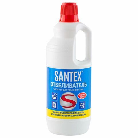 Пятновыводитель-отбеливатель 1 кг, SANTEX, с хлором, 5300018 