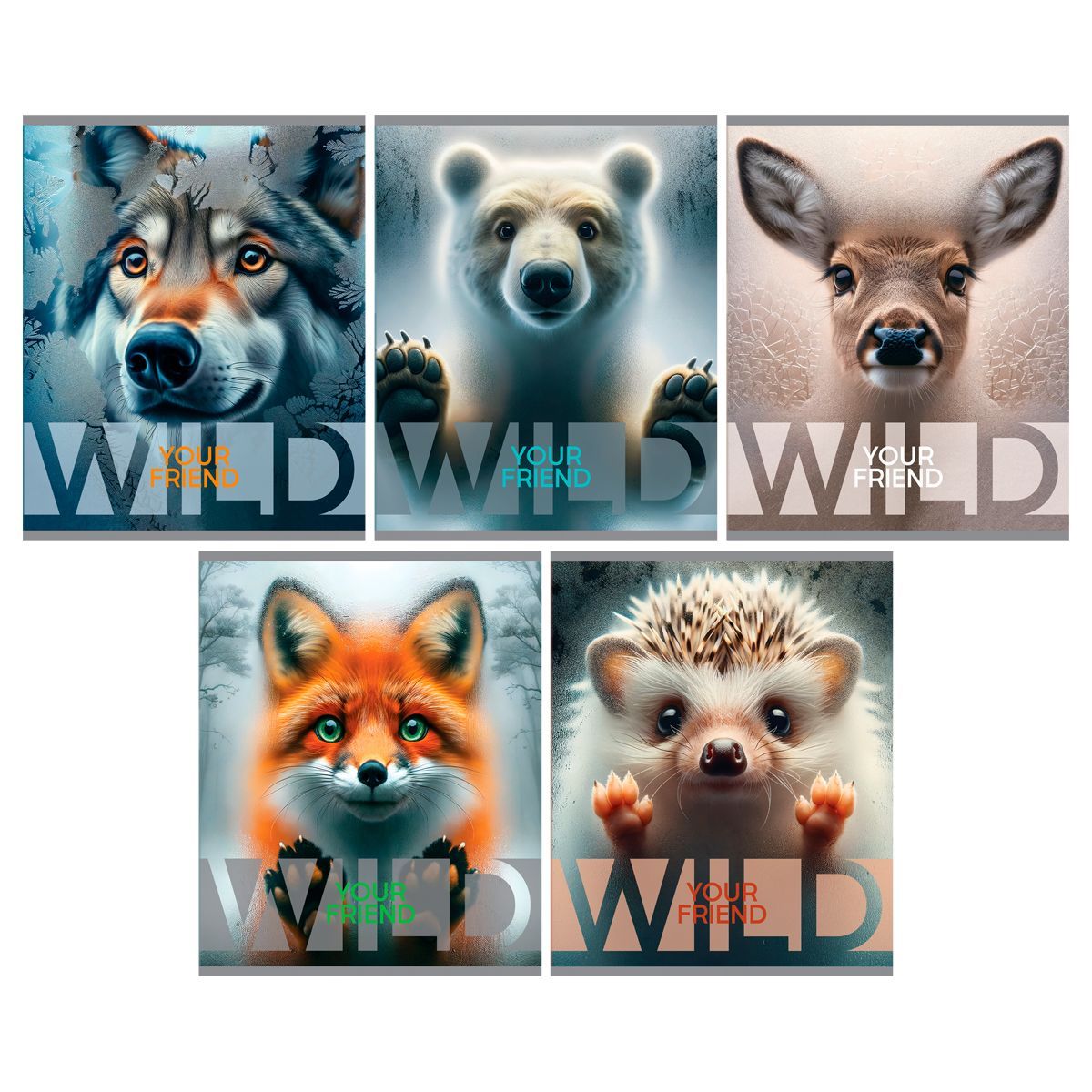 Тетрадь 40л., А5, линия BG "Wild", суперэконом_2