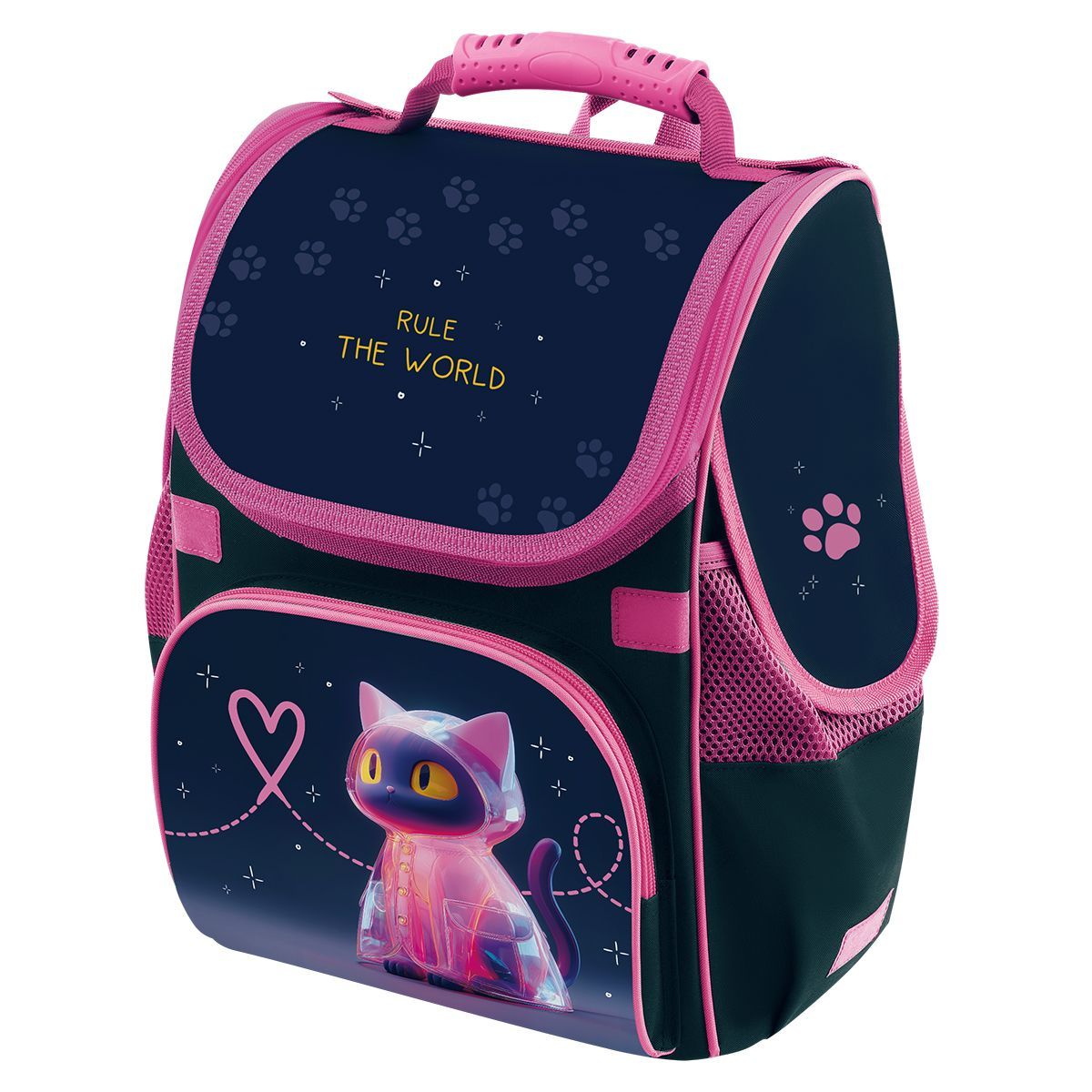 Ранец Först Junior "The Star Catl" 37*28*21см, 1 отделение, 3 кармана, анатомическая спинка