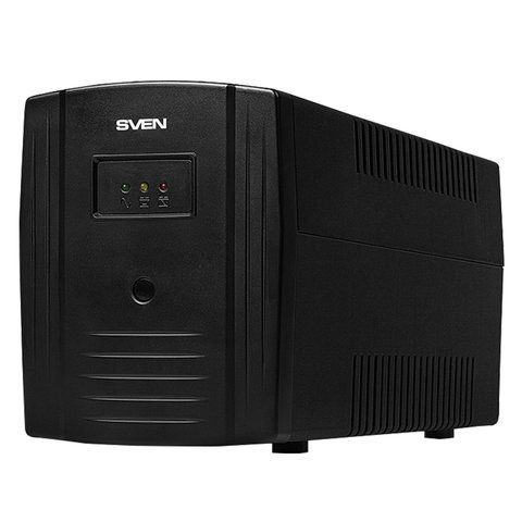Источник бесперебойного питания SVEN Pro 1000, 1000VA (720W), 3 евророзетки, 2 розетки RJ45, SV-013868 Источник бесперебойного питания SVEN Pro 1000, 1000VA (720W), 3 евророзетки, 2 розетки RJ45, SV-013868
