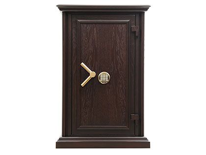 Огневзломостойкий сейф в дереве VALBERG Гарант Евро 95 Т EL Д (дуб)