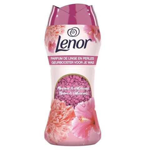 Кондиционер для белья в гранулах 210 г, LENOR "Pivoine & Hibiscus", пион и гибискус 