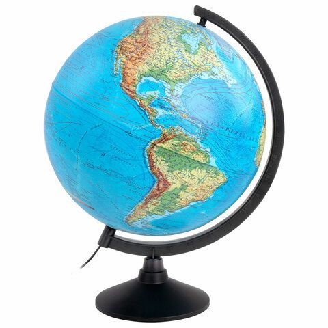 Глобус физический GLOBEN "Классик", диаметр 320 мм, с подсветкой, К013200017