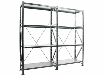 картинка Стеллаж MS U 200/200(100+100)x50/8 (4+4) (Нагрузка на полку 300) от магазина