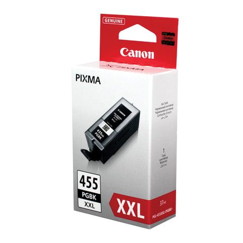 Картридж струйный CANON (PGI-455PGBK XXL)PIXMA MX724/924/iX6840, черный пигментный, оригинальный, ресурс 1000 стр., 8052B001 Картридж струйный CANON (PGI-455PGBK XXL)PIXMA MX724/924/iX6840, черный пигментный, оригинальный, ресурс 1000 стр., 8052B001