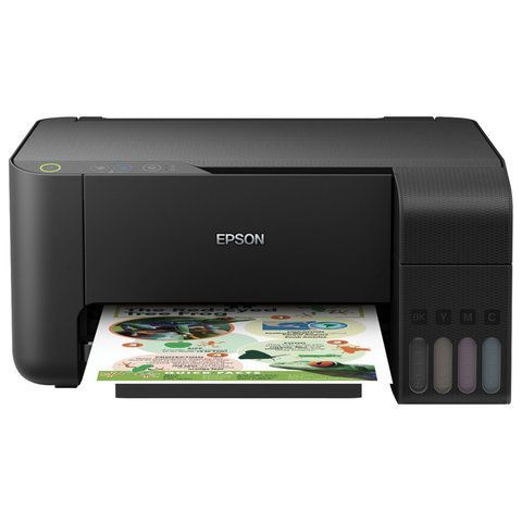 картинка МФУ струйное EPSON L3100 "3 в 1" А4, 33 стр./мин, 5760x1440, СНПЧ, C11CG88401 от магазина