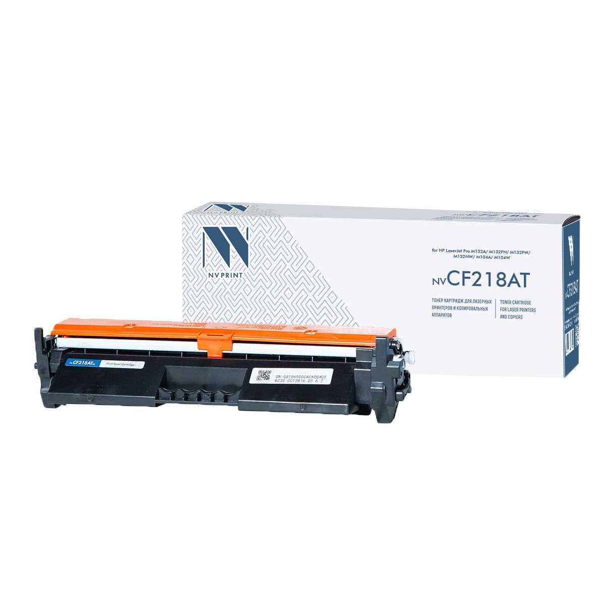 Картридж совм. NV Print CF218A (№18A) черный для HP LJ M104a/M104w/M132a/M132fn(1400стр.)