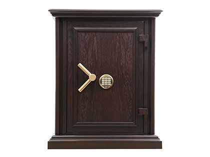 Огневзломостойкий сейф в дереве VALBERG Гарант 67Т Д EL (дуб)