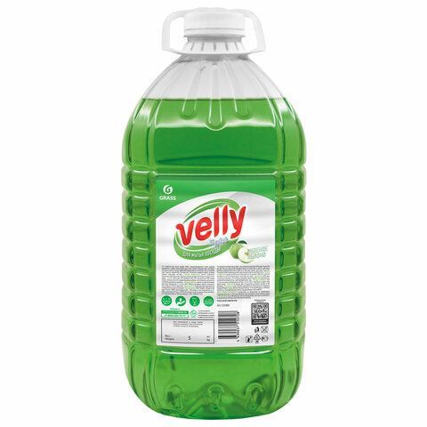 Средство для мытья посуды 5 кг, GRASS VELLY "Яблоко", концентрат, ПЭТ, 125469 