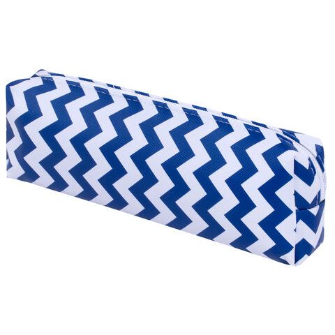 Пенал-косметичка ПИФАГОР, мягкий, "WAVE", прямоугольный, 20х7х4 см, 229264